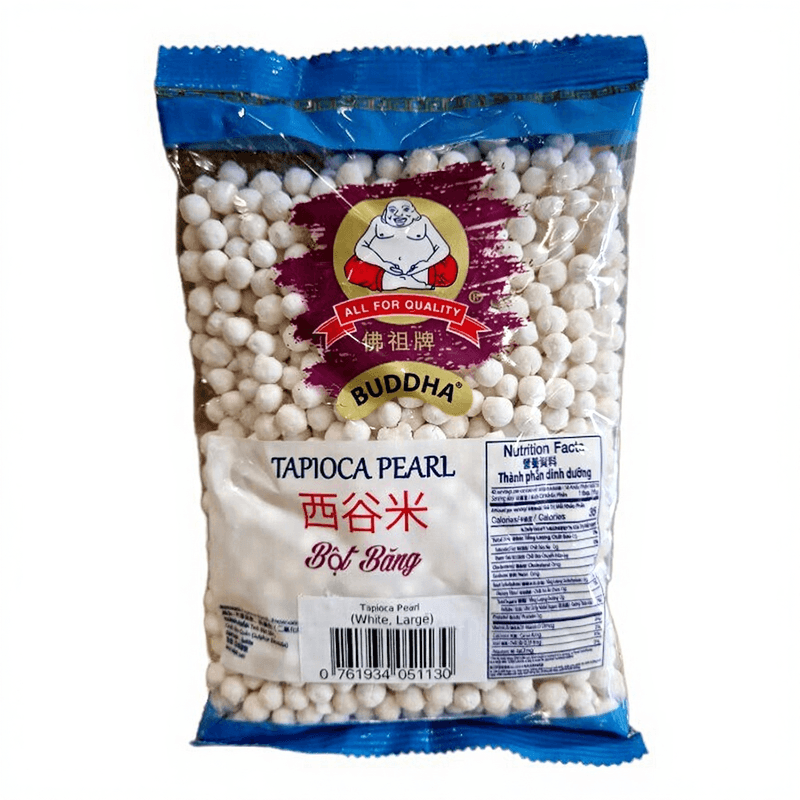 Sunlee Boeddha tapioca parel lagre (wit) 400 gram