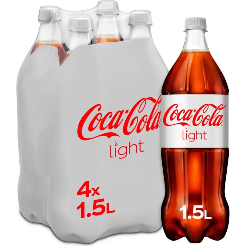 Coca-Cola Light Soda - 4 x 1.5 L