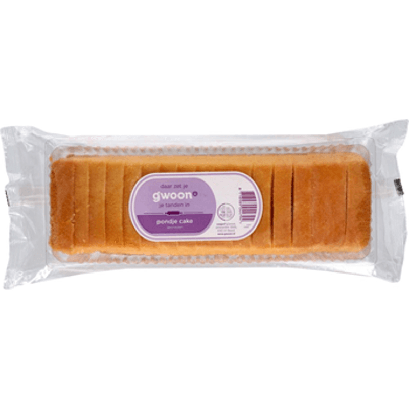 G'woon Gesneden Cake - 500 g