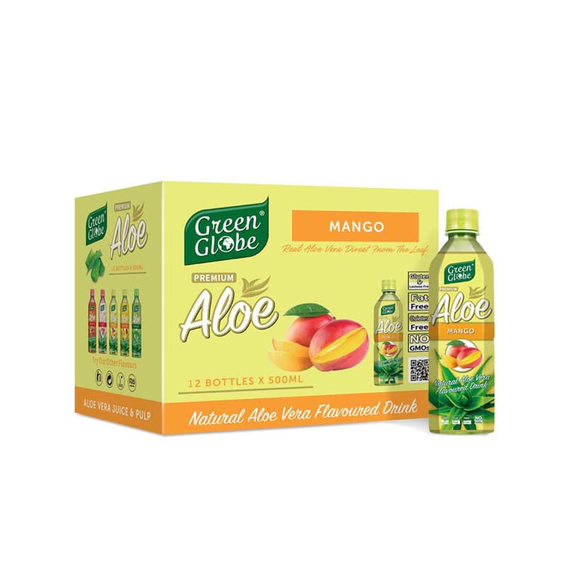 OKF aloë en mango drank 20 flessen x 500 ml per doos