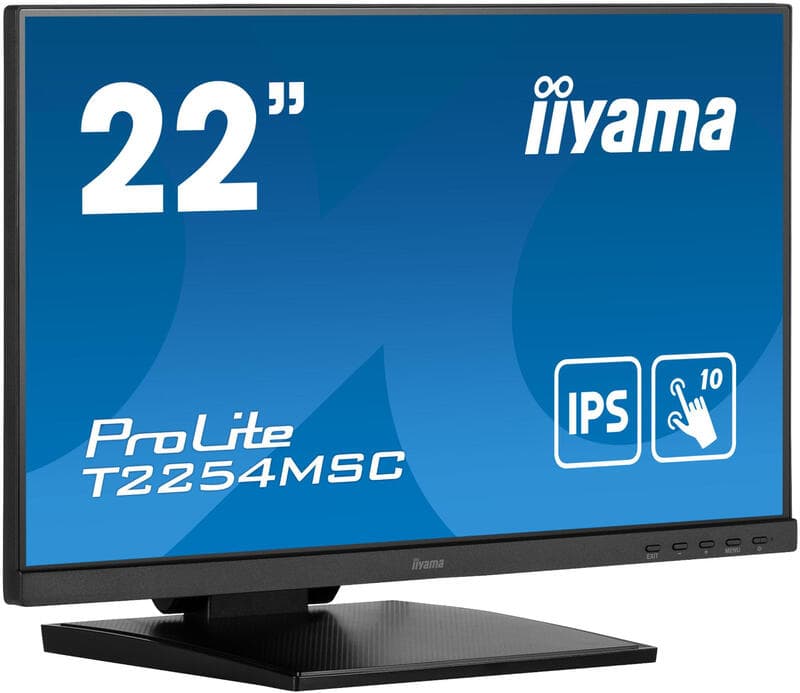 iiyama ProLite T2254MSC-B1AG computermonitor 54,6 cm (21.5") 1920 x 1080 pixels Full HD LED touchscreen zwart