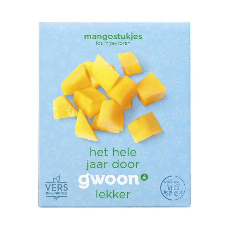 g'woon Mango Vers Ingevroren 250g