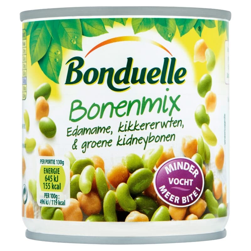 Bonduelle 1/4 Bonenmix Edamame Kidney - 160 g