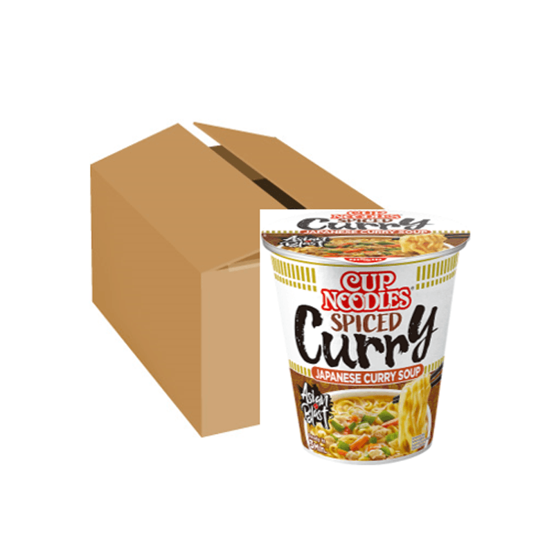 NISSIN instantnoedels beker curry 8 x 67 g 1 doos