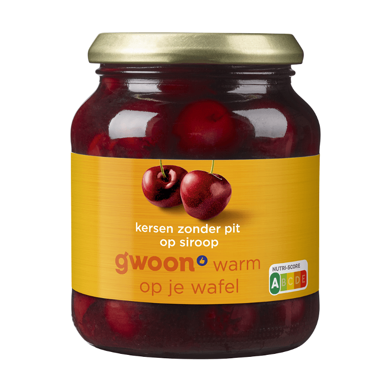 G'woon Kersen Zonder Ontpitten In Sirop - 340 g
