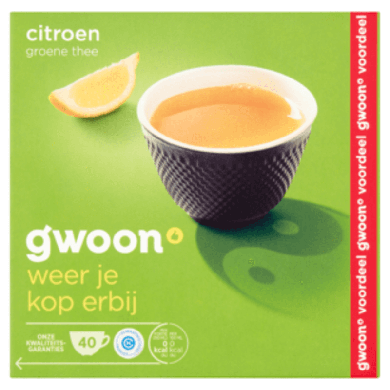 G'woon Citroen Groene Thee - 60 g
