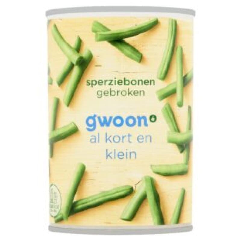G'woon Gebroken Groene Bonen - 400 g