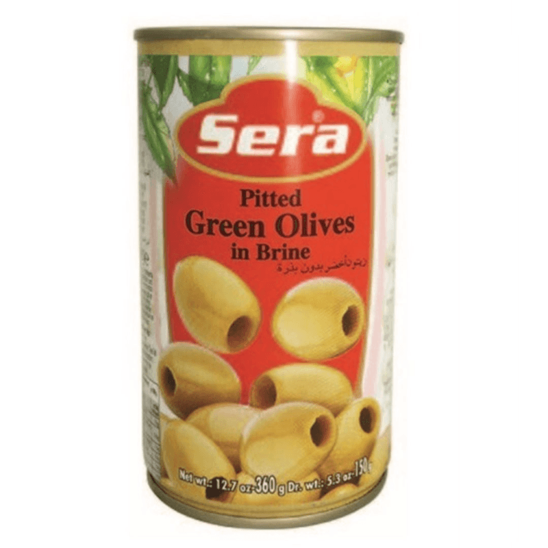 Sera Cekirdeksiz Yesil Zeytin 360g (Groene Olijven)