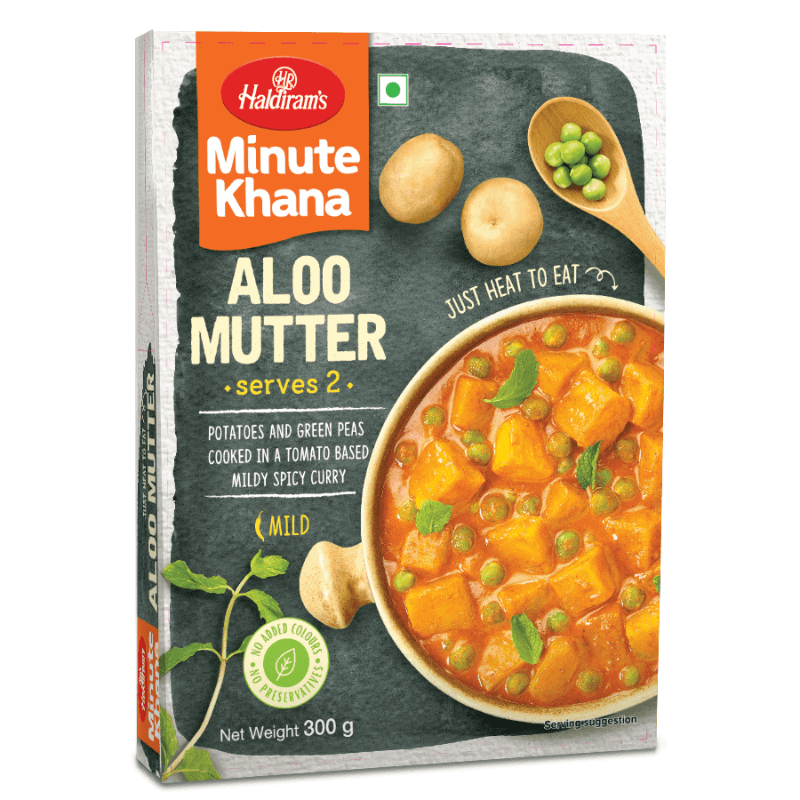 Haldiram's Aardappel&Erwtencurry (Vegan) 300 g