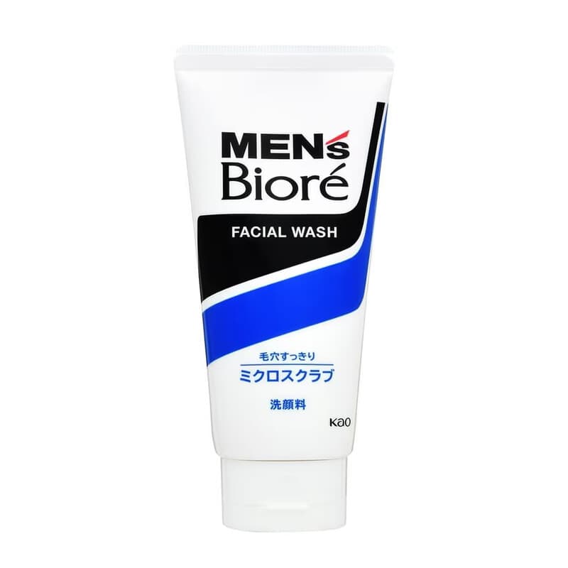 Kao Biore Mannen Micro Scrub Gezichtsreiniger 130g