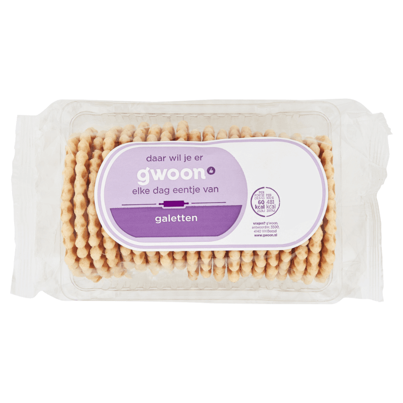 G'woon Galetten - 250 g