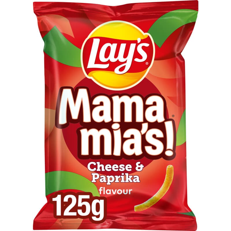 Lay's Mama Mia's Paprika Kaas Chips - 125 g
