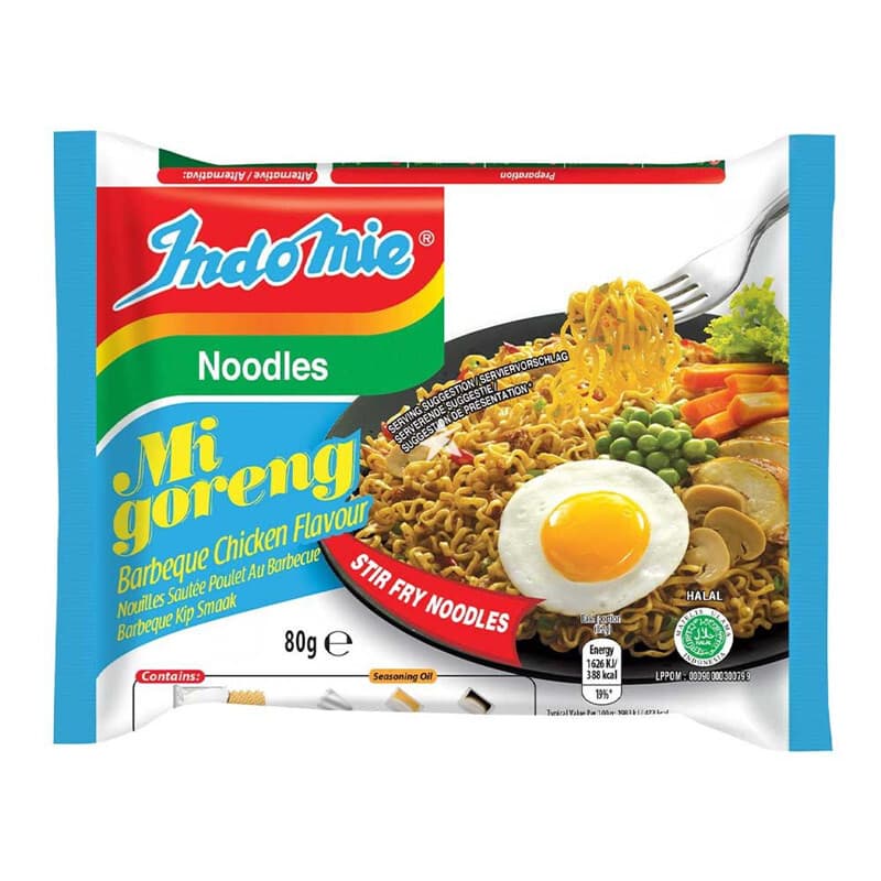 Indomie Noodle Mi Goreng BBQ Chicken - 80 g