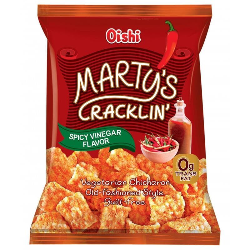 Oishi Marty's Crackling Chicharon Pittig&Azijn 90 g