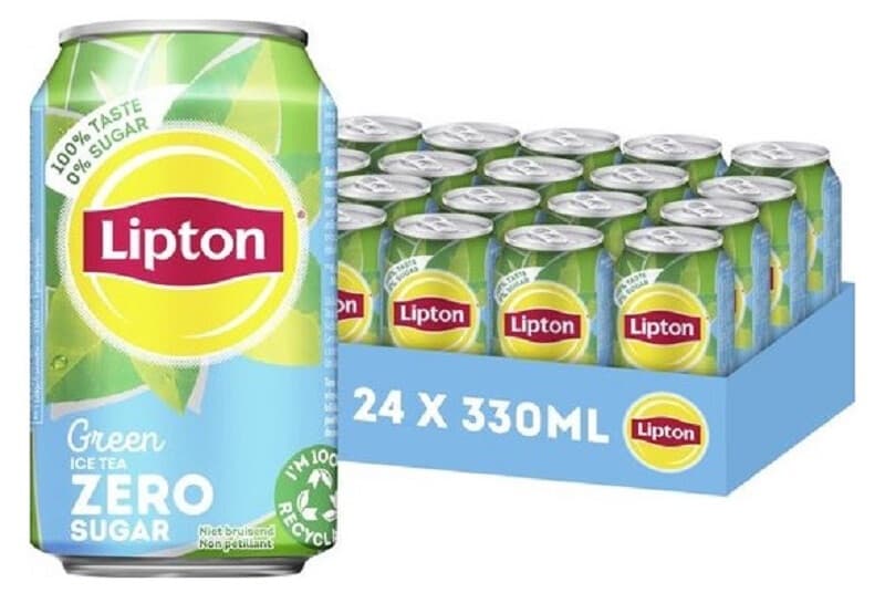 Lipton Ice Tea Green Zero Blik 330mlx24 - 330ml