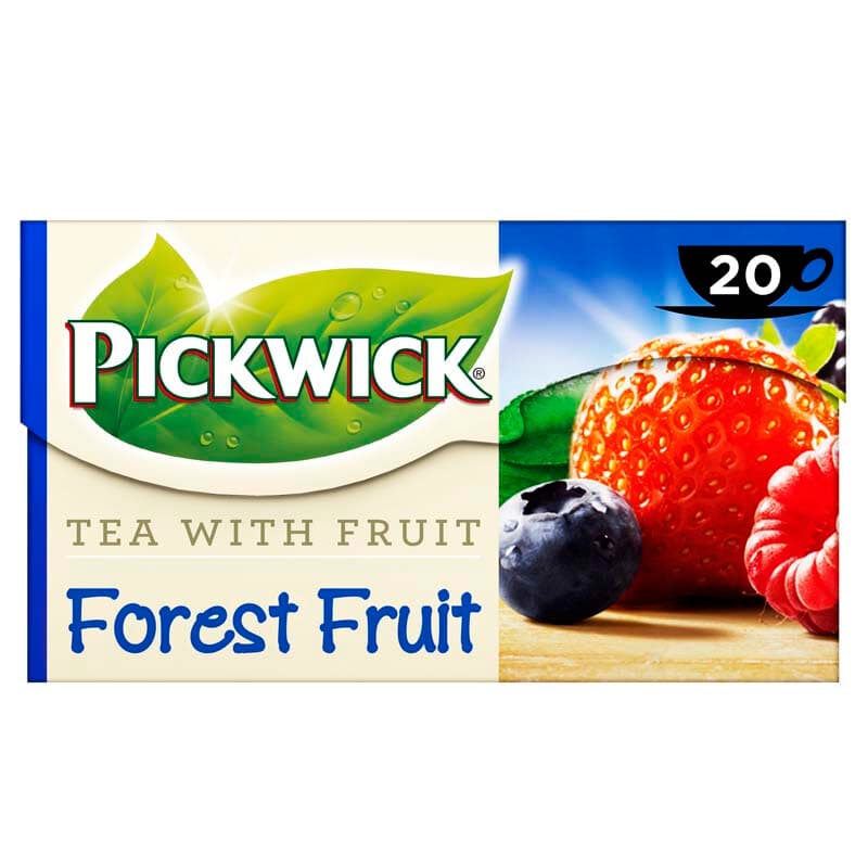 Pickwick Fruit Bosvruchten Thee 20 zakjes