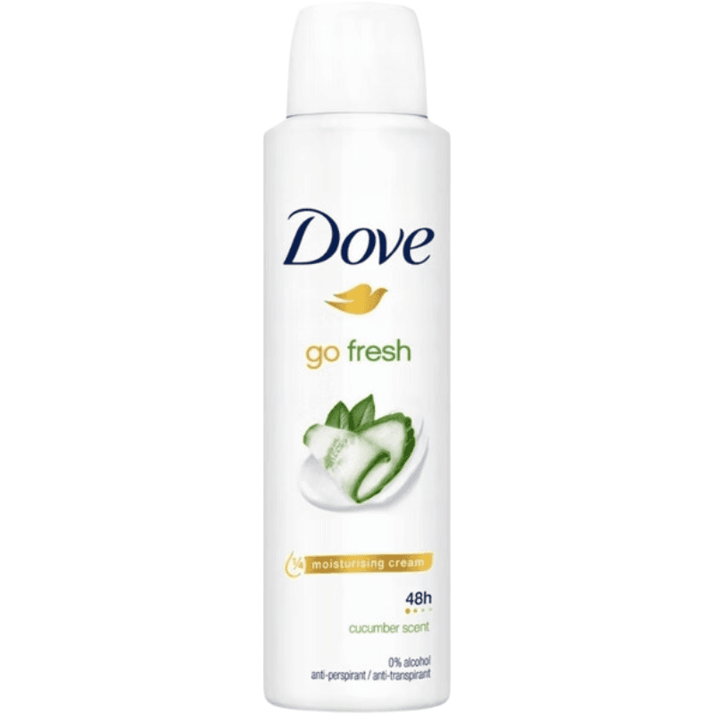 Dove deodorant spray 200 ml, verfrissende komkommergeur