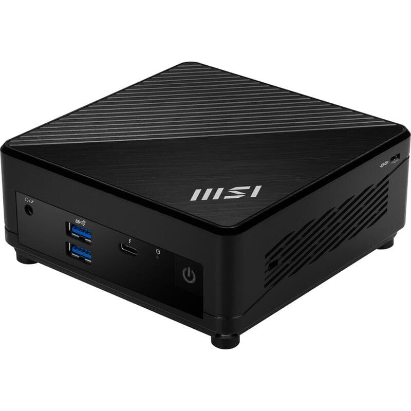 MSI Cubi 5 12M-005EU Intel Core i3 i3-1215U 8 GB DDR4-SDRAM 256 GB SSD Windows 11 Home mini PC zwart