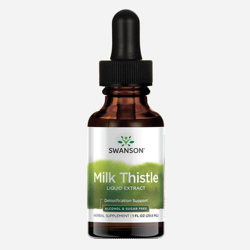 Swanson mariadistel vloeibaar extract, smaakloos, 29,6 ml