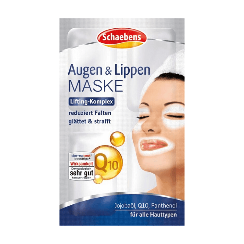 Schaebens Oog- en Lipmasker met Q10 1 st