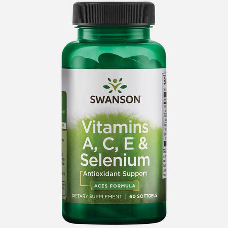 Swanson Ultra Vitamines A, C, E&Selenium - 60 softgels (2 maanden)