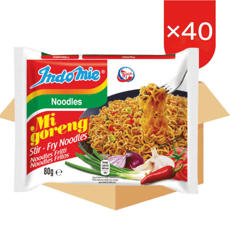 Indomie Noodle Mi Goreng - 8 x 80 g