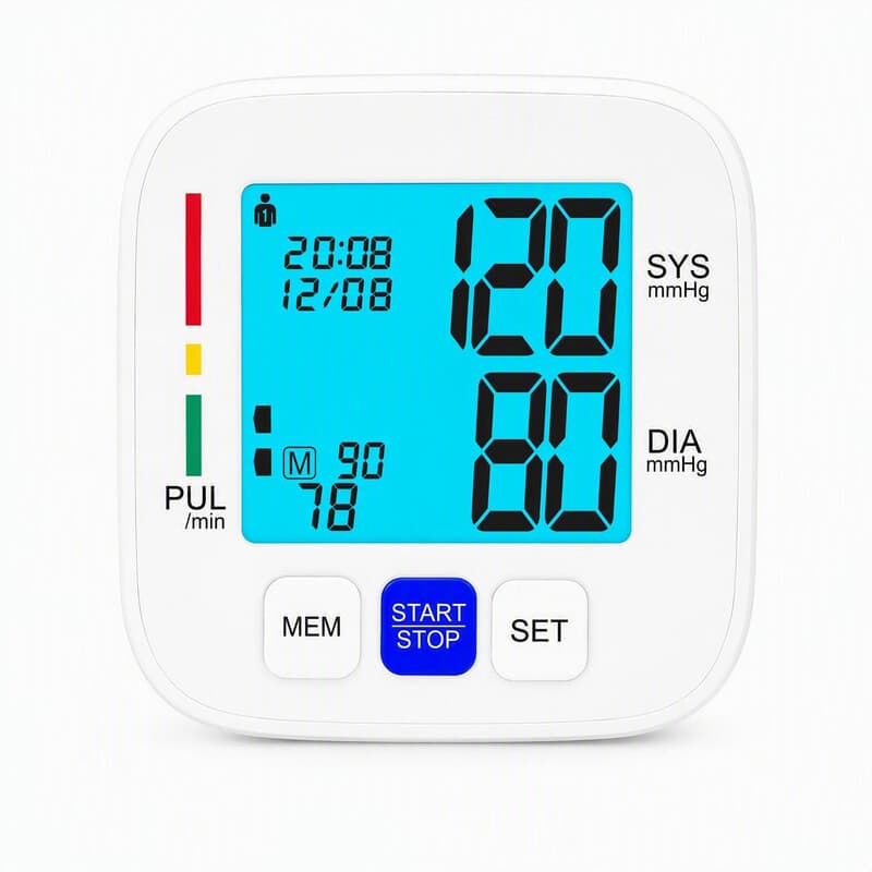 Treesmile U83H Bovenarm Bloeddrukmeter Wit Voor Thuisgebruik 2x90 Geheugen Automatische 3-Meting Gemiddelde Dagelijkse Gezondheidsmonitoring