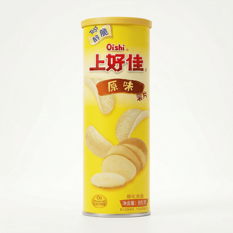 Oishi Crunchy Chips Naturel 85g