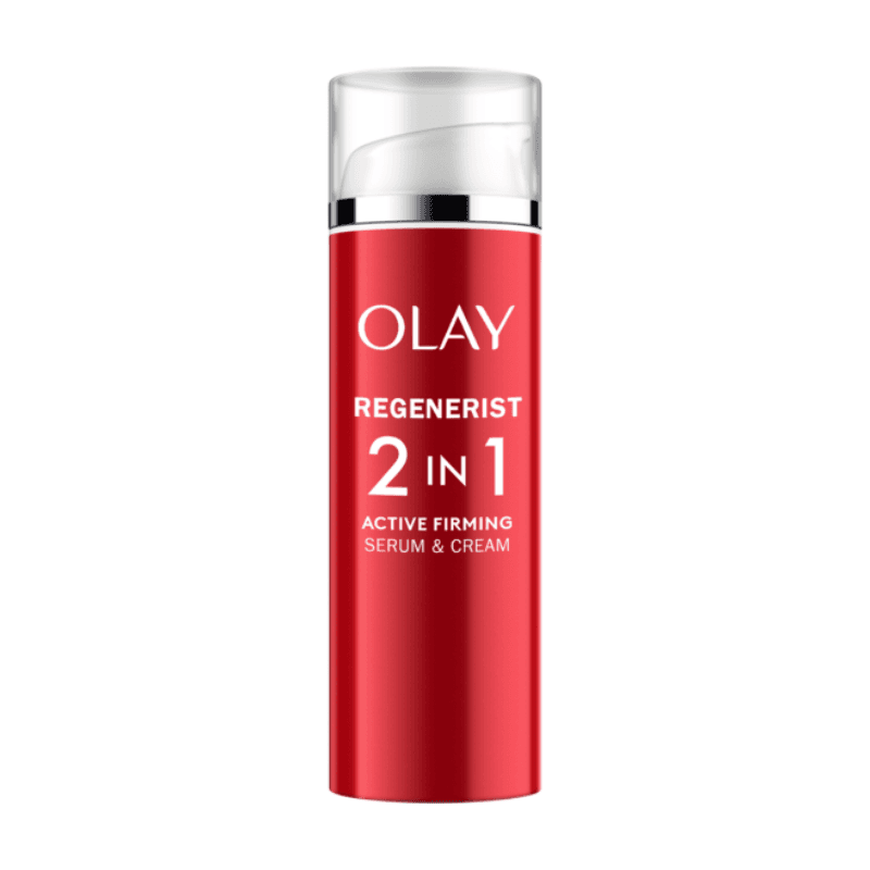 Olay Regenerist Dagcrème&Serum 2-in-1, Actief verstevigende anti-veroudering verzorging 50ml