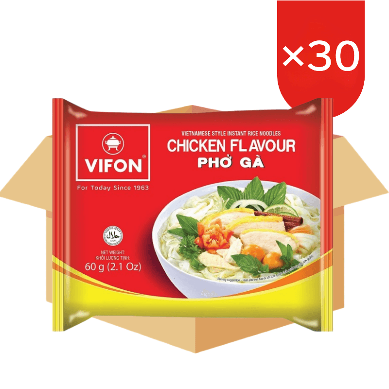 VIFON Instant rijstnoedels Pho Ga kip 30 x 60 g