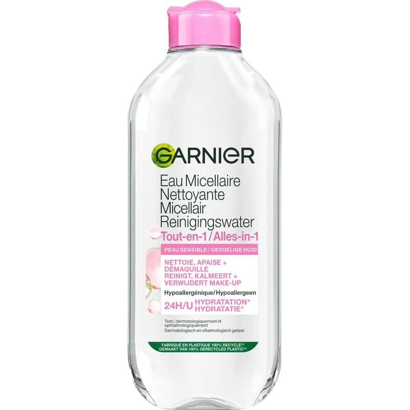 Garnier SkinActive Micellair Reinigingswater voor de Gevoelige Huid – Milde Gezichtsreiniging – Zachte Make-Up Remover - 400ml