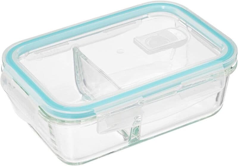 5five Glazen opslagcontainer - Rechthoekig, 0,7 L, 19,3 x 13,4 x 6,9 cm