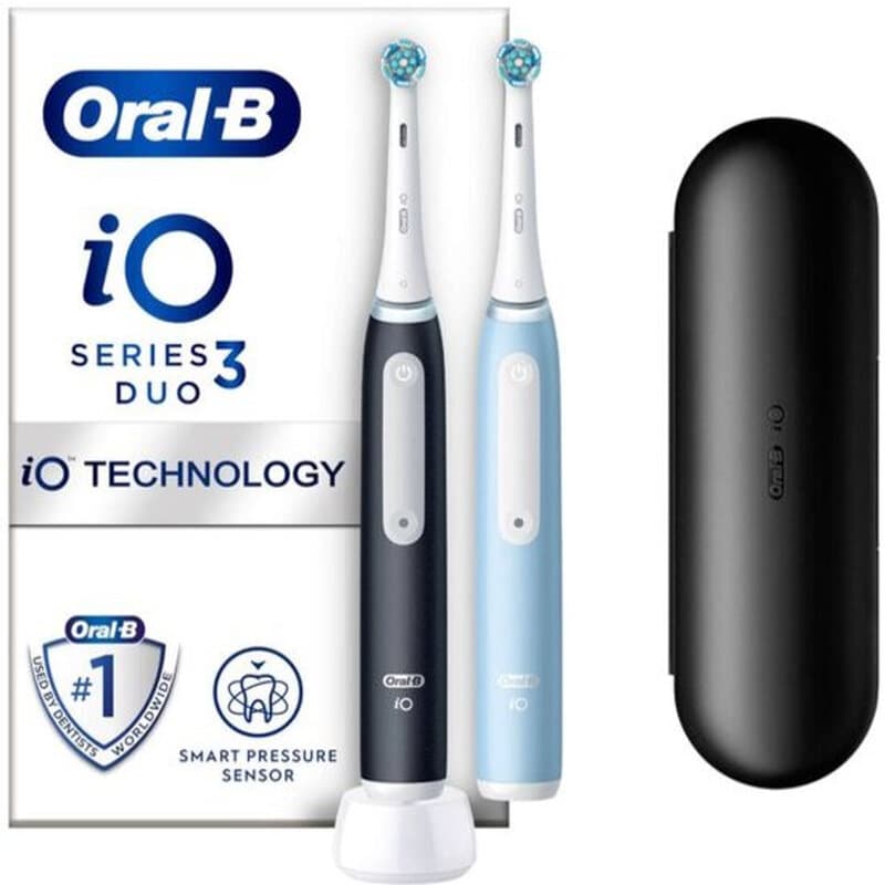 Oral-B iO 3 Zwart en Blauw Duo pack