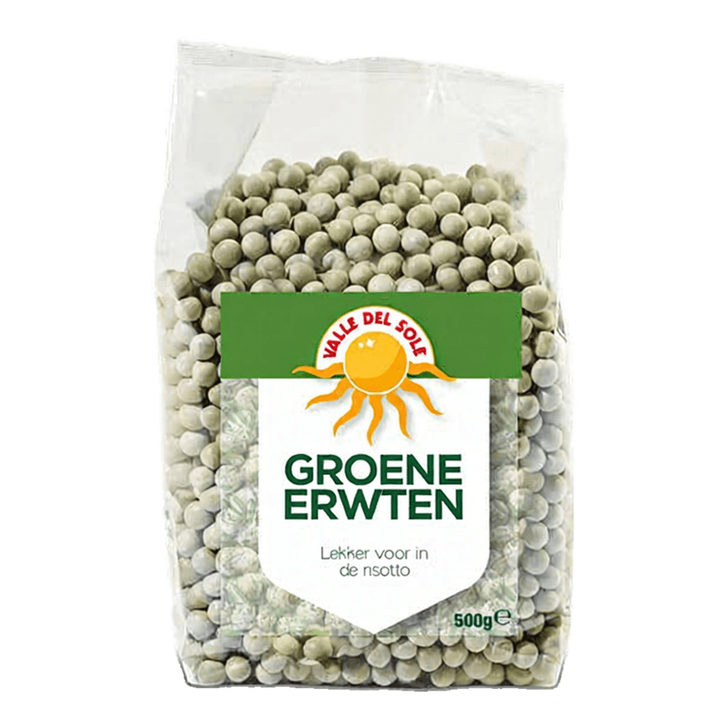 Valle Del Sole Groene Erwten - 500 g