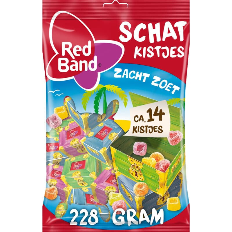 Red Band Soft Sweet Candies Sharing Bag - 228 g