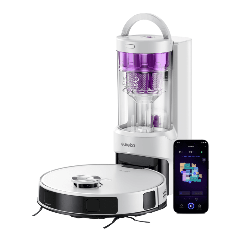 Eureka E20 plus White - Robotstofzuiger met dwijlfunctionaliteit