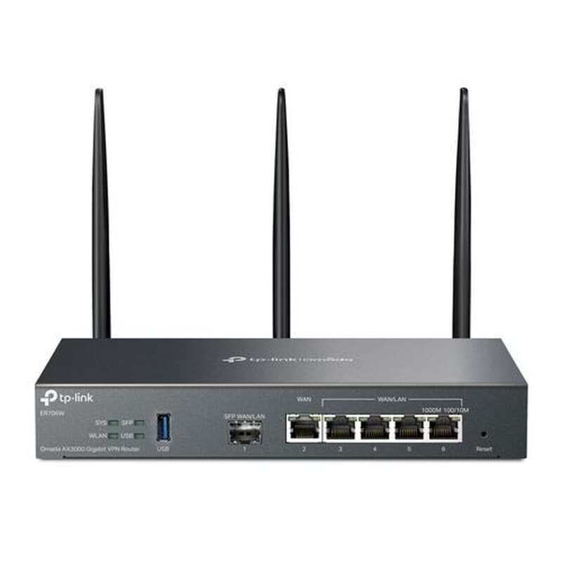 TP-Link Omada ER706W - VPN Router - Dual-Band - WiFi 6 - Zwart