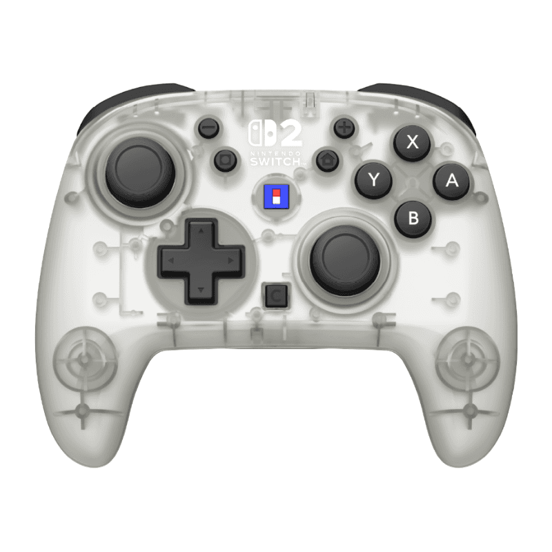 HORI - HORIPAD Turbo draadloze controller voor Nintendo Switch 2 - Wit - Officieel gelicentieerd door Nintendo