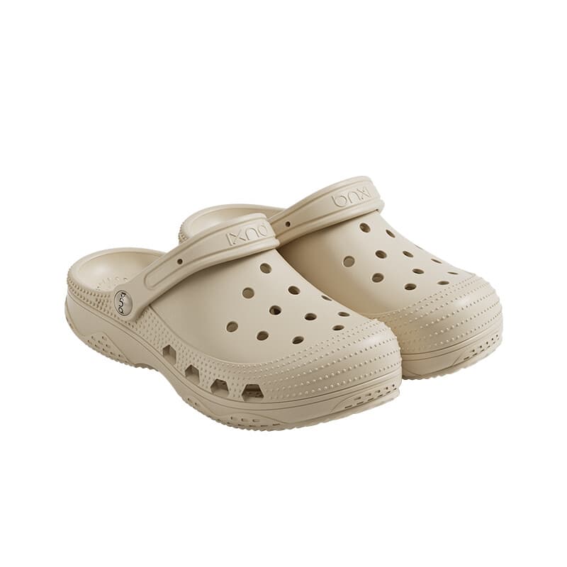 PUXI Joymeet klompen Melkabrikoos Maat 42-43 Unisex Minimalistische mode
