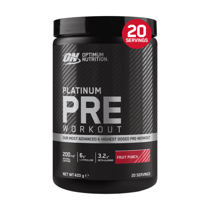 Optimum Nutrition Platinum Pre-Workout Fruit Punch 420 g (20 porties)