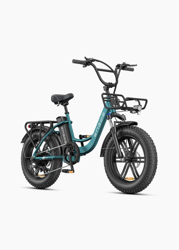 Engwe L20 Boost met 48 V 13 Ah-accu, 20 x 4,0 inch, 7 versnellingen met LCD-scherm, 250 W elektrische motor & 25 km/h, actieradius tot 120 km, L20/L20 Boost - Groen
