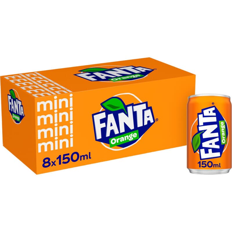 Fanta sinaasappel mini 8 x 150 ml