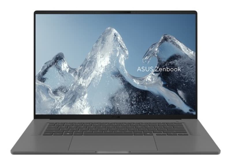 ASUS Zenbook A16 UX3607QA-SH013W Snapdragon X1-26-100 Laptop 40,6 cm (16") WUXGA 16 GB LPDDR5x-SDRAM 512 GB SSD Wi-Fi 6E (802.11ax) Windows 11 Home Nederlands Grijs