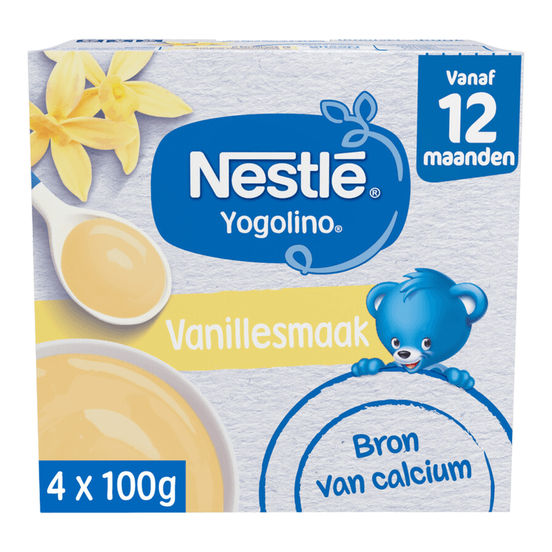 Nestle - Babycustard vanille 8-36 maanden 4 x 100 g