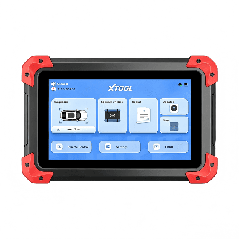 XTOOL D7 bi-directionele OBD2-scanner: 2026-scanapparaat met 64 GB en de nieuwste versie, AI-ondersteund, 36+ resetfuncties, volledige systeemdiagnosetool, injectietest, herleren van kranksensor, FCA, CAN FD & DoIP