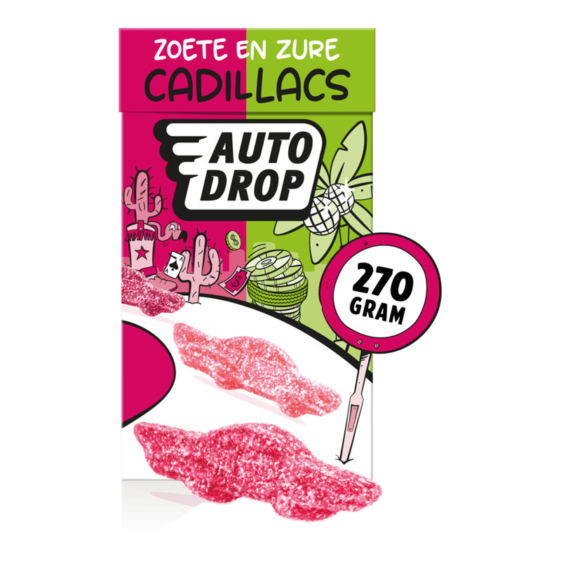 Autodrop Zoet En Zuur Cadillacs - 270 g