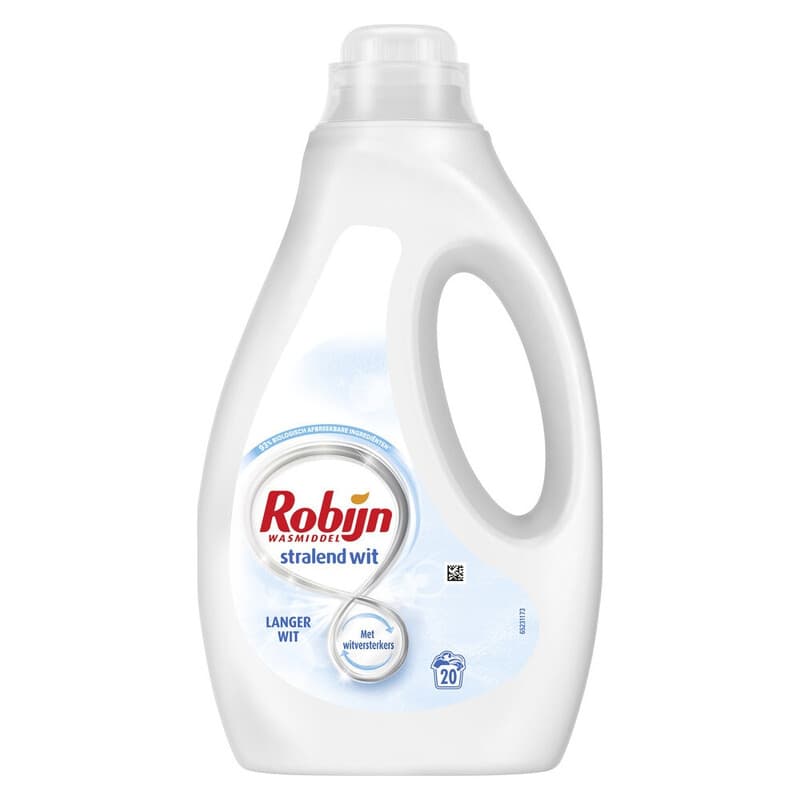 ROBIJN Vloeibaar Wasmiddel Stralend Wit 1000ml