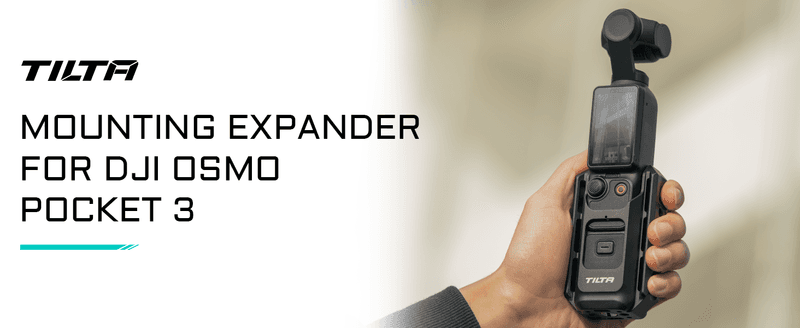 Tilta Accessoire Montage Expander voor DJI Osmo Pocket 3 - Zwart (TA-T65-AME-B)