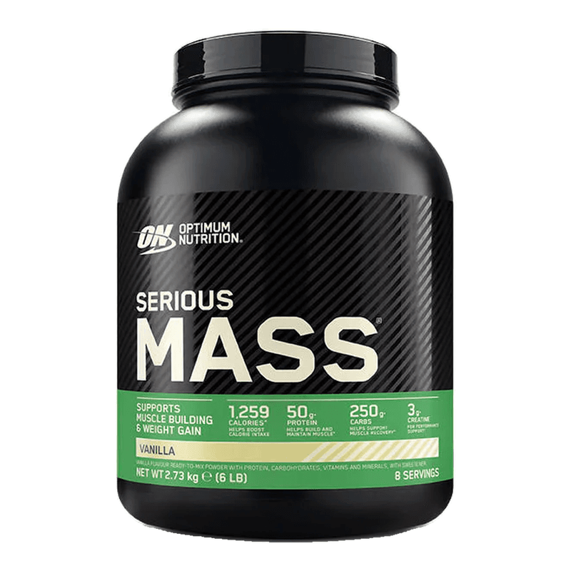 Optimum Nutrition Serious Mass, vanille, 2,73 kg (8 porties)