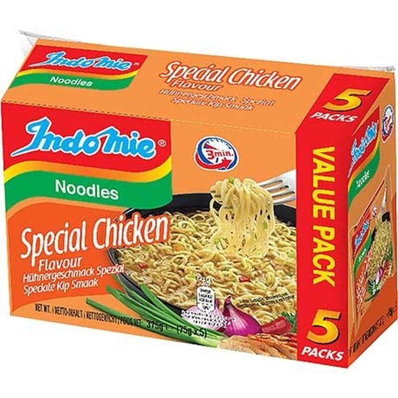 Indomie Special Chicken Flavor Instant Noodles - 8 x 75 g